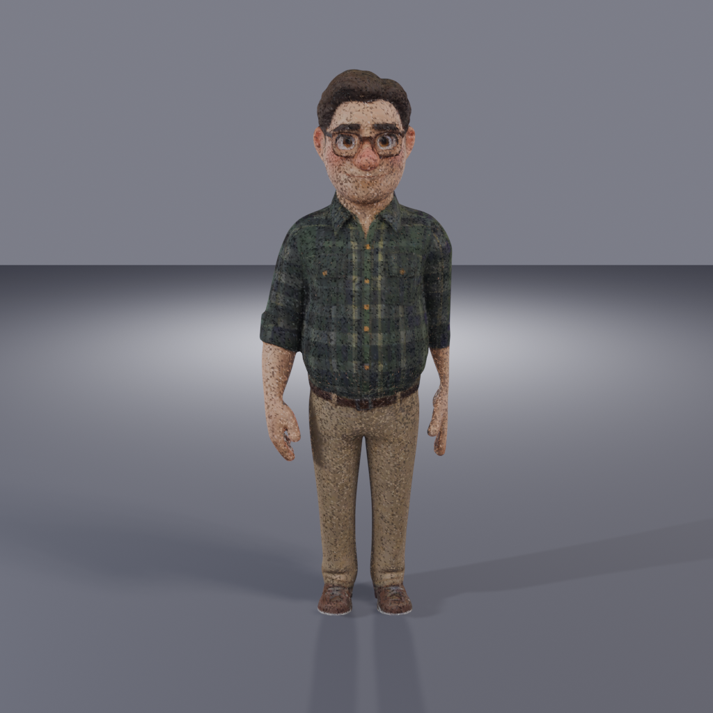 Gabe 3D Model - Textured