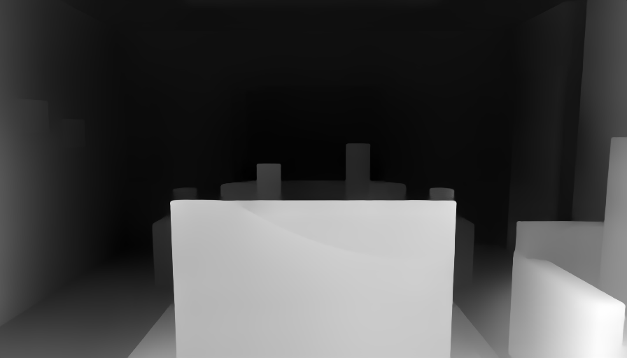 Depth map from Blender render